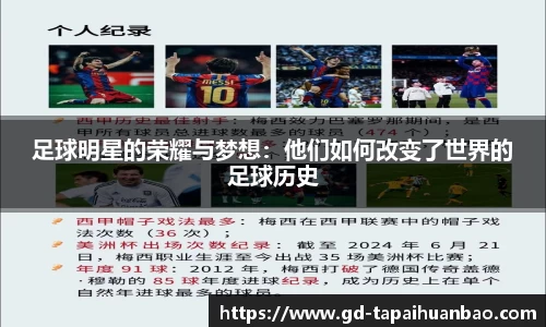 足球明星的荣耀与梦想：他们如何改变了世界的足球历史
